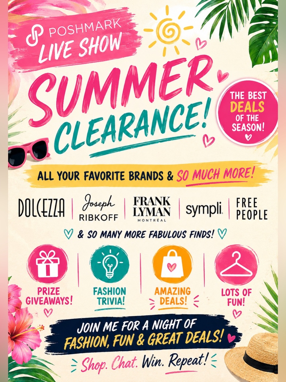 MOVED to AUG 19th PLEASE READ🔥 BIG SUMMER CLEARANCE LIVE! 🔥